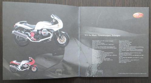 Folder Moto Guzzi Collection 2001 (Engels), Motoren, Handleidingen en Instructieboekjes, Moto Guzzi, Verzenden