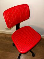 Bureaustoel rood Ikea, Ophalen, Zo goed als nieuw, Rood