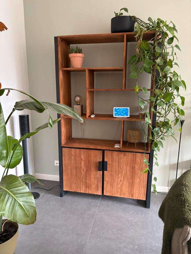 Vakkenkast - hout - merk dBodhi, Huis en Inrichting, Kasten | Wandmeubels, Zo goed als nieuw, 100 tot 150 cm, Minder dan 150 cm