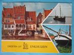 Ansichtkaart: Enkhuizen, Groeten uit..., Gelopen, Noord-Holland, 1960 tot 1980, Ophalen of Verzenden