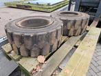 2 vol rubberen heftruck banden, Maat 23 x 10 -12, 100 liter of meer, Ophalen, Zo goed als nieuw, Transportkar