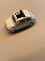 Witte Fiat 500 Modelauto, Ophalen of Verzenden, Gebruikt, Auto, Overige merken