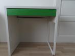computertafel / bureau MICKE, wit/groen, 73bx50dx75h cm IKEA, Ophalen, Bureau