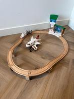 Heel goed vintage Brio vliegveld vliegtuig set 33301 brug, Ophalen of Verzenden, Zo goed als nieuw, Overige typen
