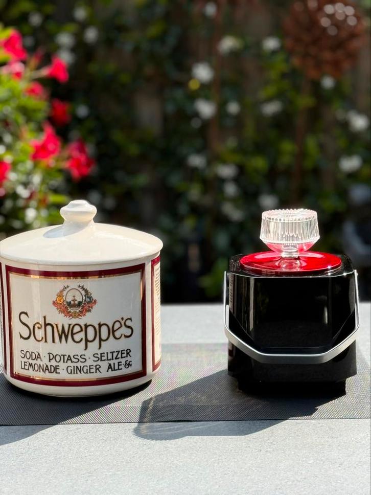 Twee Ijsbuckets, Ijsemmers, Schweppes en Sparklets, Antiek en Kunst, Curiosa en Brocante, Ophalen of Verzenden