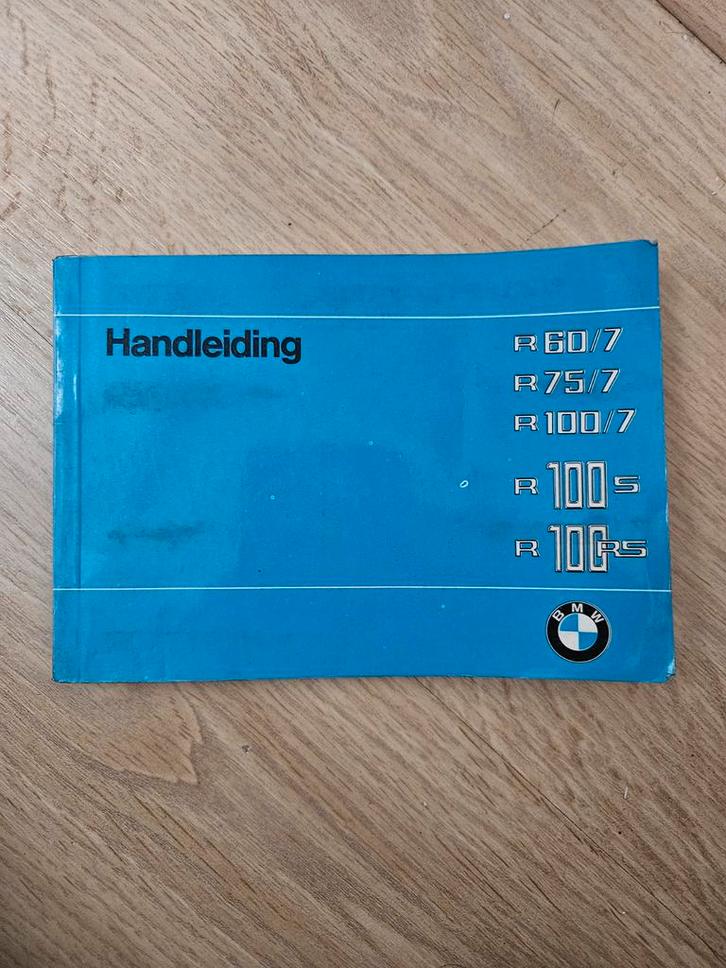 BMW Motor Handleiding R60/7, R75/7, R100/7, R100S, Motoren, Handleidingen en Instructieboekjes, BMW, Ophalen of Verzenden