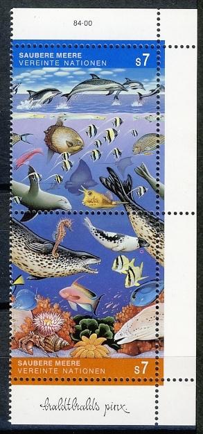 UNO Wenen 127/28 Dieren 1992 postfris, Ophalen of Verzenden, Postfris