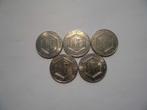 5 munten Frankrijk 1 frank 1988 30 jaar 5e republiek, Ophalen of Verzenden, Frankrijk, Setje