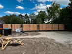 Hout-, beton schutting vanaf €95,- snel en kwaliteit!, Ophalen of Verzenden, Zo goed als nieuw, IJzer, Tuinhek