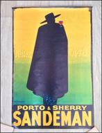SANDEMAN Porto Art Deco 60x40cm Poster Affiche port, Verzamelen, Ophalen of Verzenden, Nieuw, Frankrijk, Champagne