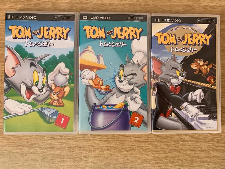 PSP UMD Video Tom & Jerry, Spelcomputers en Games, Games | Sony PlayStation Portable, Zo goed als nieuw, Overige genres, 1 speler