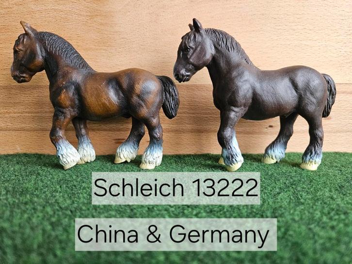 Schleich 13222 Shire ruin uit 1996, Verzamelen, Dierenverzamelingen, Zo goed als nieuw, Beeldje of Figuurtje, Paard, Ophalen of Verzenden