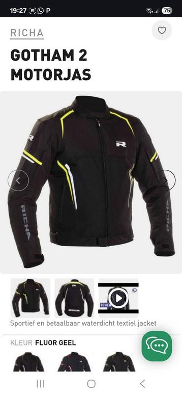 Richa Gotham 2 motorjas beschikbaar voor biedingen