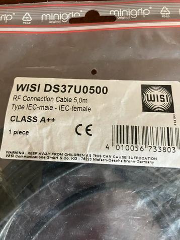 WISI DS37U0500 Coaxkabel 5m - Nieuw in verpakking beschikbaar voor biedingen