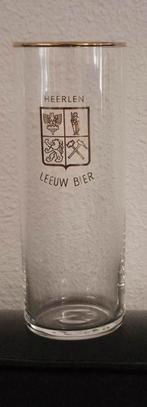 Vintage Leeuw Bier glas Heerlen, Verzamelen, Ophalen of Verzenden, Zo goed als nieuw, Glas of Glazen, Leeuw