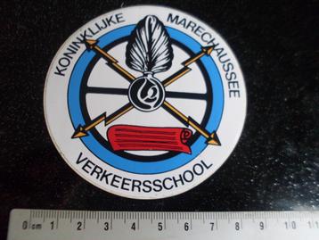 sticker koninklijke marechaussee verkeersschool logo embleem beschikbaar voor biedingen