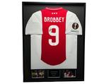 Brian Brobbey AFC Ajax 24/25 ingelijst gesigneerd shirt, Soccersignings.nl, Shirt, Nieuw, Ophalen of Verzenden