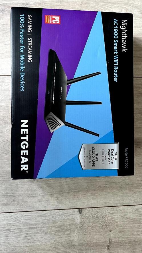 NETGEAR Nighthawk R7000 AC1900 Dual-Band Smart WiFi Router, Computers en Software, Routers en Modems, Zo goed als nieuw, Router