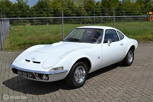 Opel GT 1900 Orig EU Topstaat 1969, Auto's, Oldtimers, Bedrijf, Te koop, Opel, Benzine, Coupé, Handgeschakeld, Geïmporteerd, Wit