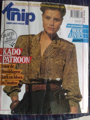 Knip zelfmaakmode november nr. 11 / 1987 beschikbaar voor biedingen