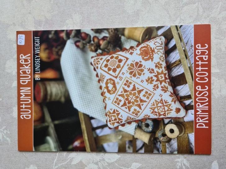 borduurpatronen Primrose Cottage, Erica M. + Cottage Garden, Hobby en Vrije tijd, Borduren en Borduurmachines, Nieuw, Patroon
