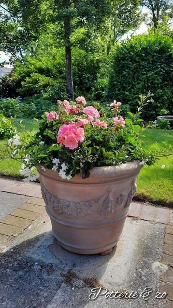 Terracotta buitenpotterie ( GROTE MAAT )  beschikbaar voor biedingen