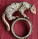 Panter, Met kristal, Overige materialen, 4 tot 7 cm, Ophalen of Verzenden