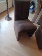 Set van 4 eetkamerstoelen, Huis en Inrichting, Ophalen, Hout, Bruin, Zo goed als nieuw