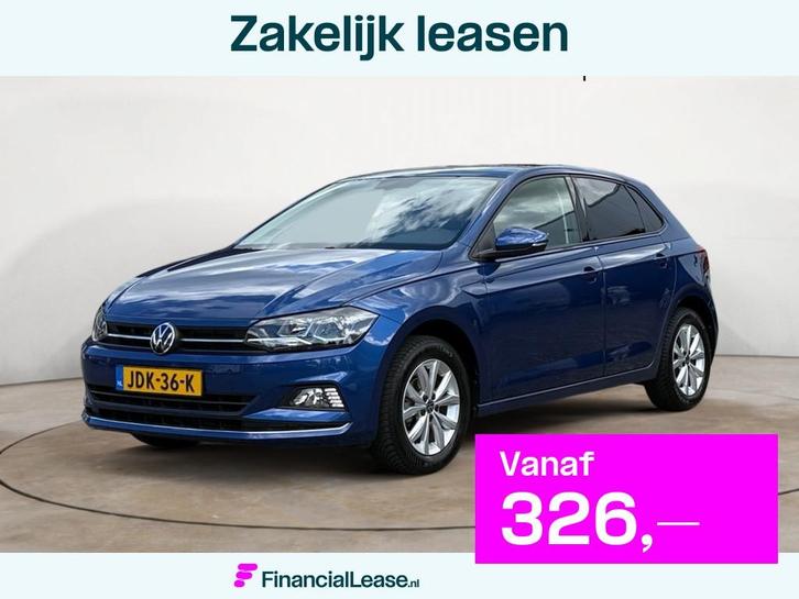 Volkswagen Polo 1.0 TSI Style SCHUIFDAK | CLIMA | DODEHOEKDE, Auto's, Volkswagen, Bedrijf, Lease, Financial lease, Polo, ABS, Adaptive Cruise Control