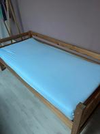 Eenpersoons bed, 90 cm, Ophalen of Verzenden, Eenpersoons, Bruin