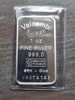 1oz zilverbaar valcambi, Ophalen of Verzenden, Zilver