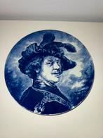 Delfts Blauw Wandbord Rembrandt Bach la Souvière Delft 3, Antiek en Kunst, Ophalen