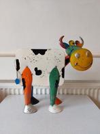 Grappige grote kleurrijke koe van gerecycled blik, Ophalen of Verzenden, Onbekend, Onbekend, Onbekend