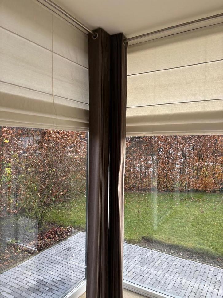 Mooie vouwgordijnen diverse breedtes 250cm lang, Huis en Inrichting, Stoffering | Gordijnen en Lamellen, Zo goed als nieuw, 200 cm of meer