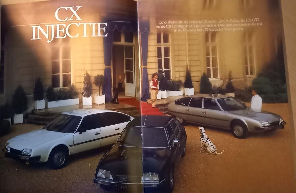 Citroën CX Injectie brochure 1982, Verzenden, Zo goed als nieuw, Citroën