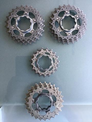 Shimano cassette delen triple/dual light - zgan - zie foto’s beschikbaar voor biedingen