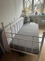 IKEA Tromsnes bed 90x200 met lattenbodem en matras, Ophalen, Gebruikt, 90 cm, Eenpersoons