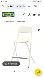 Franklin barkruk, Ophalen, Zo goed als nieuw, 90 cm of meer, Metaal