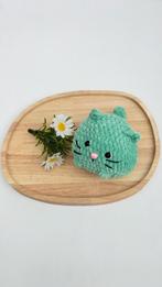Gloednieuw gehaakte superzachte kat mint handmade, Ophalen of Verzenden, Nieuw, Overige typen