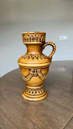 West Germany vaas 25 cm okergeel, Antiek en Kunst, Ophalen of Verzenden