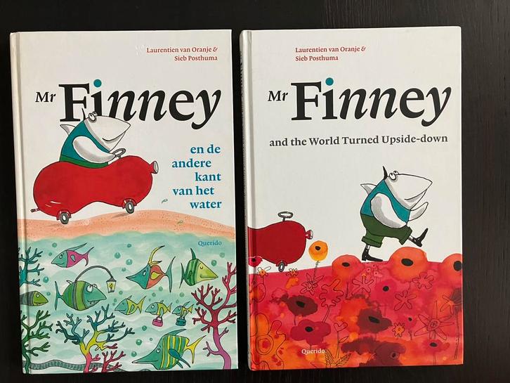 Mr Finney Nederlands en Engels Laurentien v Oranje, Boeken, Prentenboeken en Plaatjesalbums, Nieuw, Prentenboek, Ophalen of Verzenden