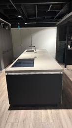 Greeploos eiland keuken mat zwart met composiet werkblad, Ophalen, Gebruikt, Zwart, Overige typen