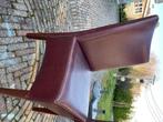 Leather Chairs, Huis en Inrichting, Stoelen, Ophalen, Gebruikt, Bruin, Hout