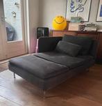 IKEA SÖDERHAMN Chaise Longue met armleuning – Donkergrijs, Huis en Inrichting, Ophalen, Eenpersoons, 75 tot 100 cm, Zo goed als nieuw
