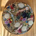 Rond kunst in epoxy van Ralph Groeneveld diameter 35 x 6 cm, Ophalen of Verzenden