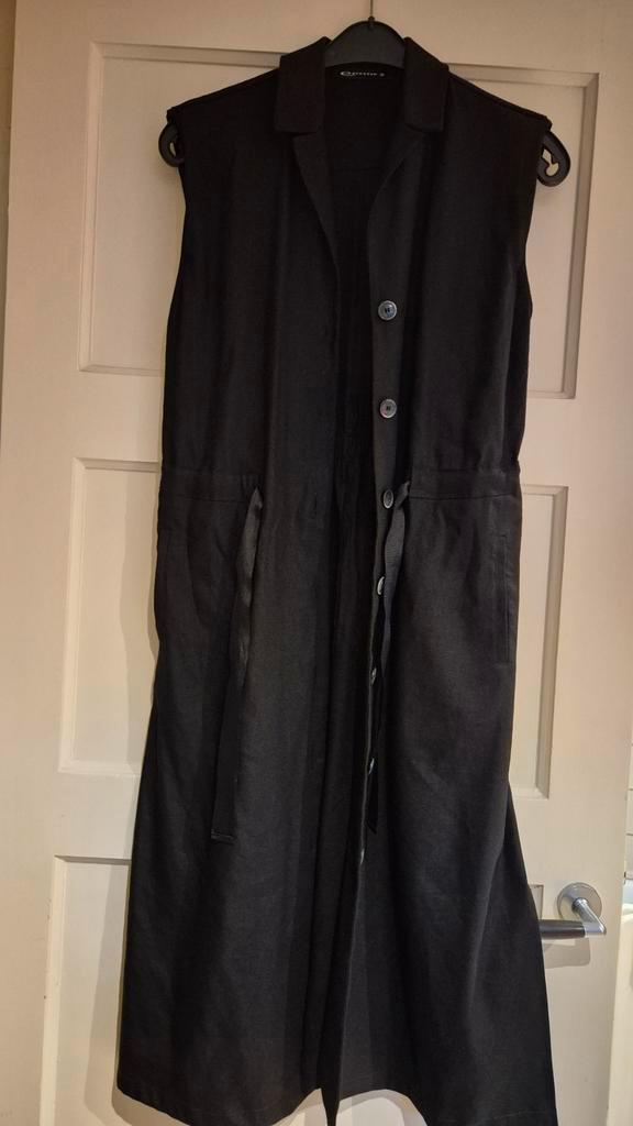 Zwarte Expresso Jurk Maat 36, Kleding | Dames, Jurken, Zo goed als nieuw, Maat 36 (S), Zwart, Knielengte, Ophalen of Verzenden