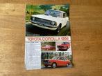 Toyota Corolla 1200 Brochure - Vintage!, Ophalen of Verzenden, Gelezen, Toyota