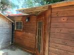 Blokhut thuinhuis schuur, Tuin en Terras, Tuinhuizen, Ophalen, 250 tot 500 cm, Blokhut, 1 raam
