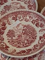 Barratts 5x schotel creme roze rood England, gaaf, Antiek en Kunst, Antiek | Servies los, Ophalen of Verzenden