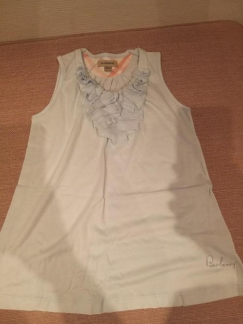Burberry top licht blauw. Zgan, Kinderen en Baby's, Kinderkleding | Maat 140, Zo goed als nieuw, Meisje, Shirt of Longsleeve, Ophalen of Verzenden